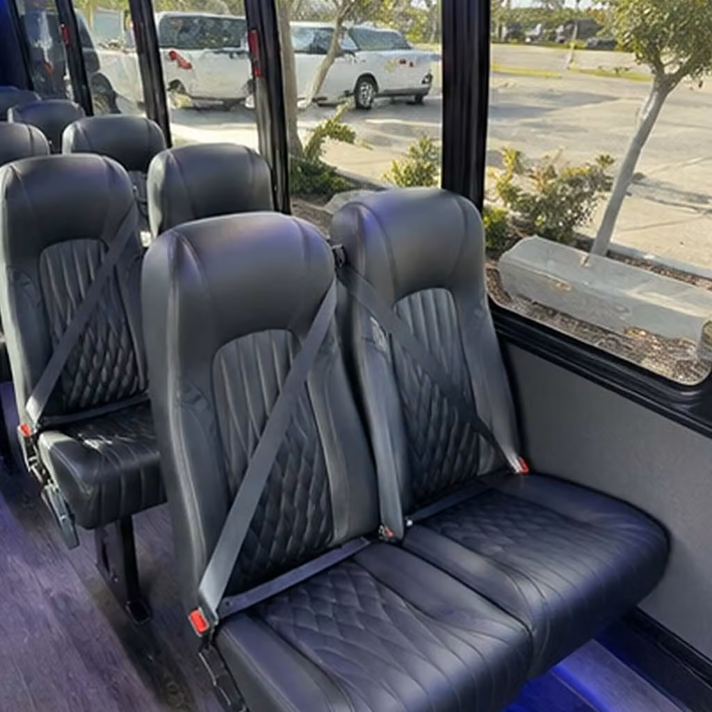 25 passenger minibus inside