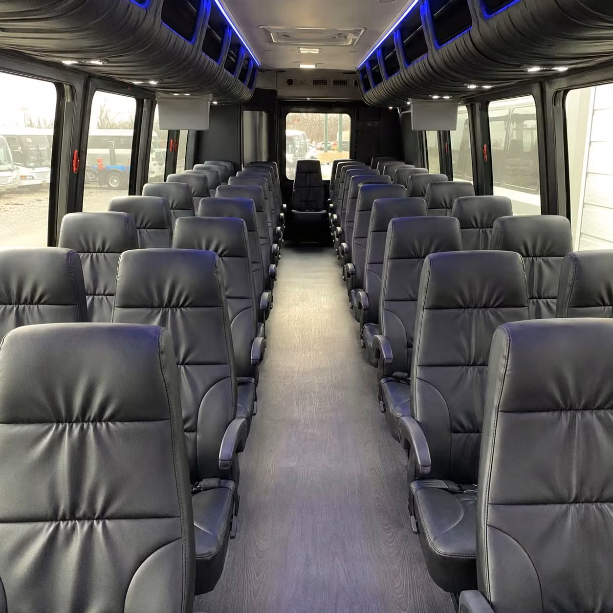 35 passenger minibus interior